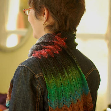 Herringbone Lace Scarf & Shawl