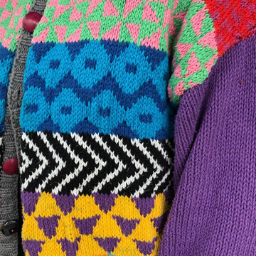 Tocapus Geometric Cardigan