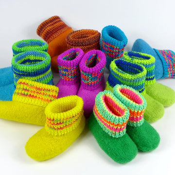 Felt Boots / Slippers with Turtleneck