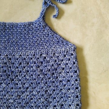 Granny Stitch Crochet Tank Top Pattern Easy Summer Singlet PDF Beginner Women’s Crochet Shirt DIY Crochet Top for Hot Weather or Festivals