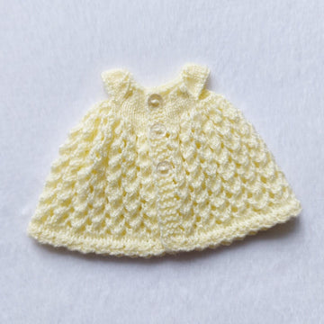 Lace Dress and Bonnet Set for 9 Inch Dolls