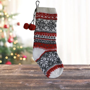 Snowflake Christmas Stocking