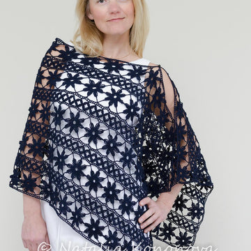 Flower Shawl Many Ways to Wear