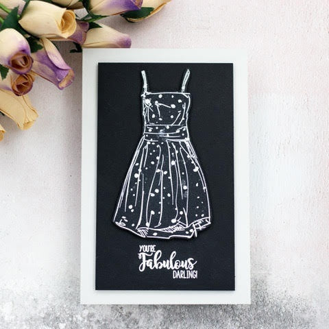 Colorado Craft Company Clear Stamps 6"X6" - You're Fabulous-Big & Bold