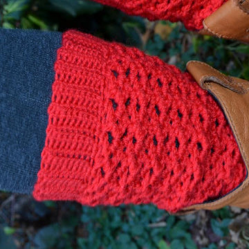 Lacy leg warmers