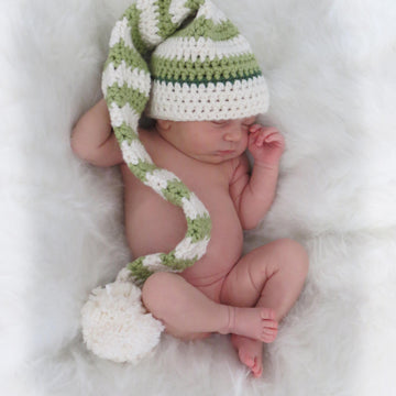 Santa & Elf Diaper Cover and Hat Set