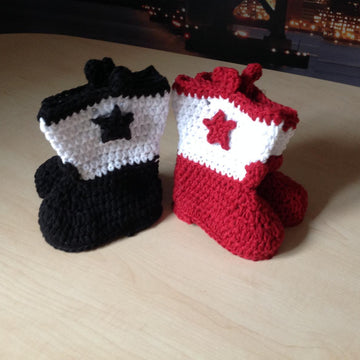 Baby Boot & Hat Set N 283