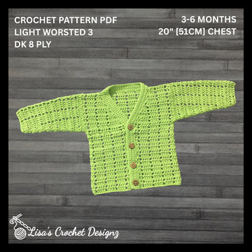 Apple 6-12 Month Baby Cardigan