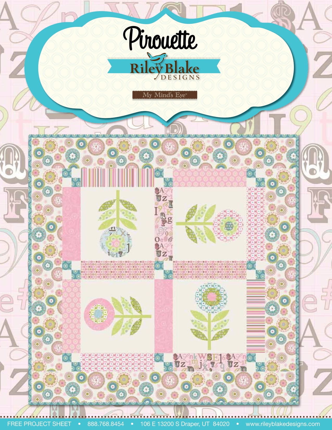 Riley Blake Pirouette - Downloadable PDF