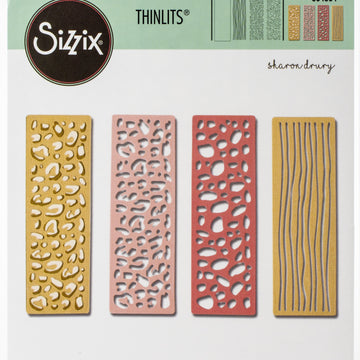 Sizzix Thinlits Dies By Sharon Drury 4/Pkg - Wild Thing