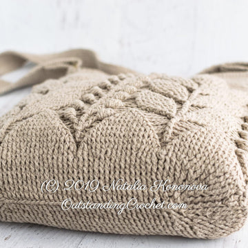Spica Embossed Crochet Bag