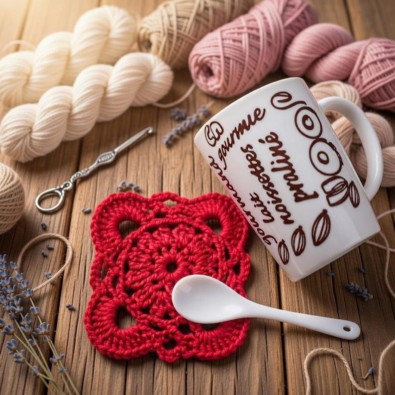 Crochet Square Motif Pdf + Video Tutorials