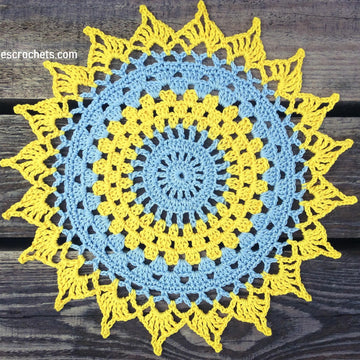 Doily Placemat Mandala Written Pattern