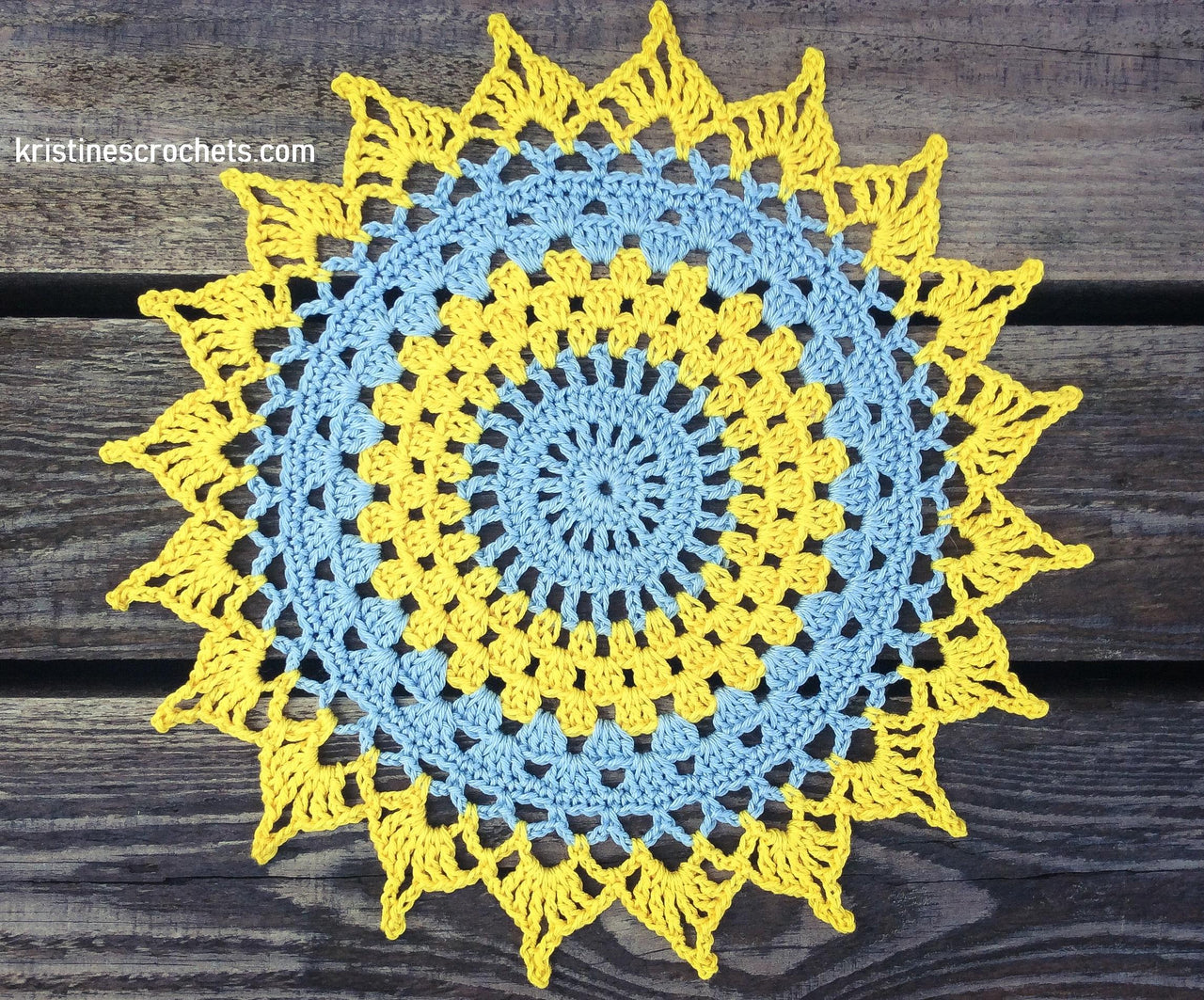Doily Placemat Mandala Written Pattern