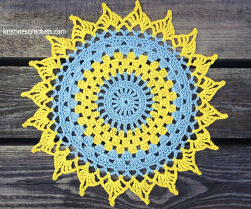 Doily Placemat Mandala Written Pattern