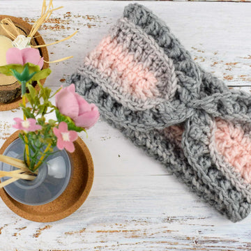 Crochet easy "Alpine" headband/ ear warmer