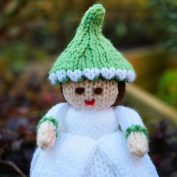 Snowdrop Doll Knitting Pattern - Toy Knitting Pattern