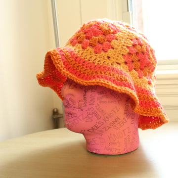 Grannysquare Bucket Hat