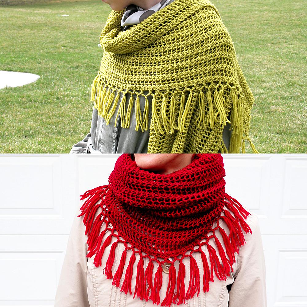 Fringed Wrap and Cowl