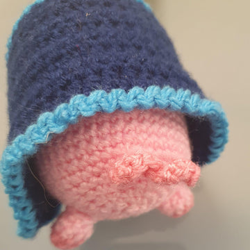 Crochet Pig in a Blanket (US Terminiology)