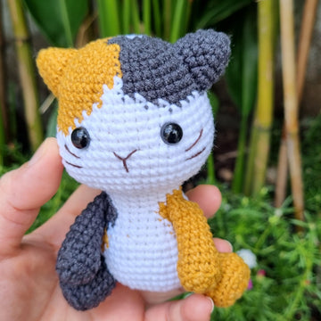 Crochet Calico Kitten, Crochet Calico Cat, Amigurumi Cat Crochet, Crochet Animals, Amigurumi Pattern