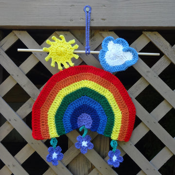 Rainbow Garden Wall Hanging