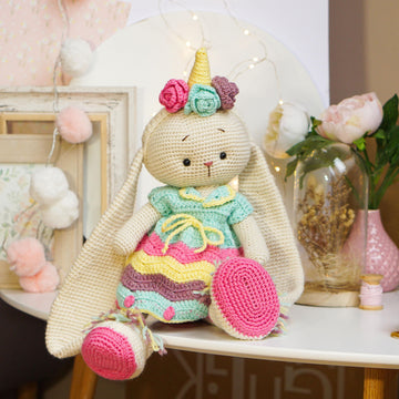Crochet Toy Clothes Pattern - Outfit "Unicorn" for large toys