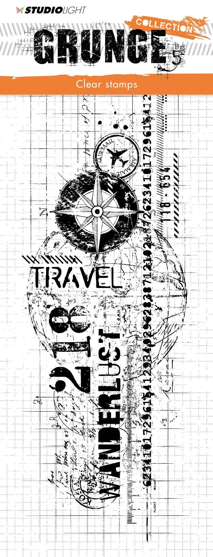 Studio Light Grunge Collection Stamp - 560004