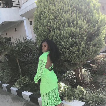 Green Goblin Crochet Dress