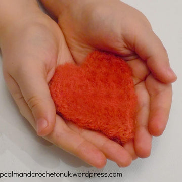 Little Felted Hearts