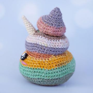 Unicorn poop amigurumi