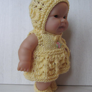 8 inch Berenguer Doll Summer Dress