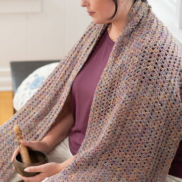 Chodron Shawl in Berroco Gaia - Downloadable PDF