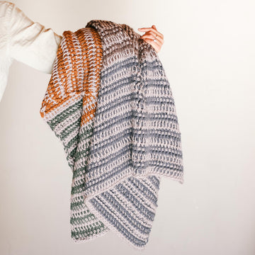 Woven Stripes Throw