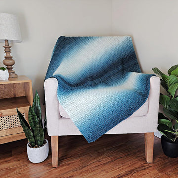 Ocean Hues Gradient Blanket