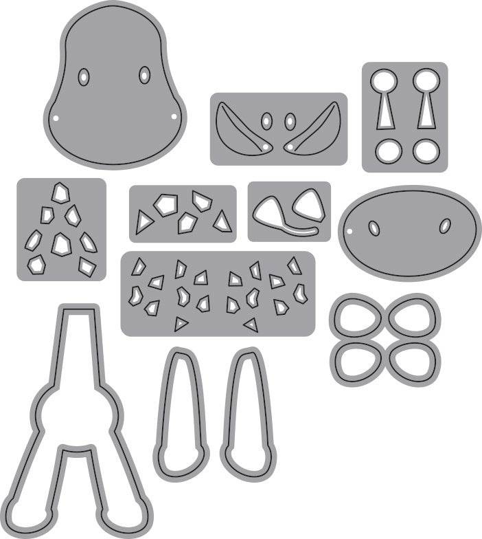 Elizabeth Craft Designs Elizabeth Craft Metal Die - Giraffe 1.4"X3.8"