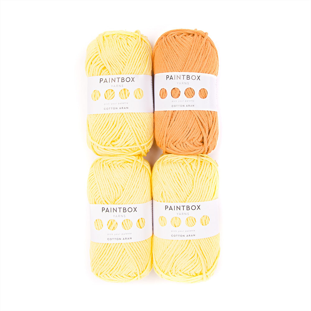 Paintbox Yarns Daisy The Chick - Paintbox Yarns Cotton Aran 4 Ball Color Pack