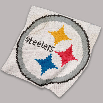 Steel City Inspired C2C Crochet Blanket Pattern