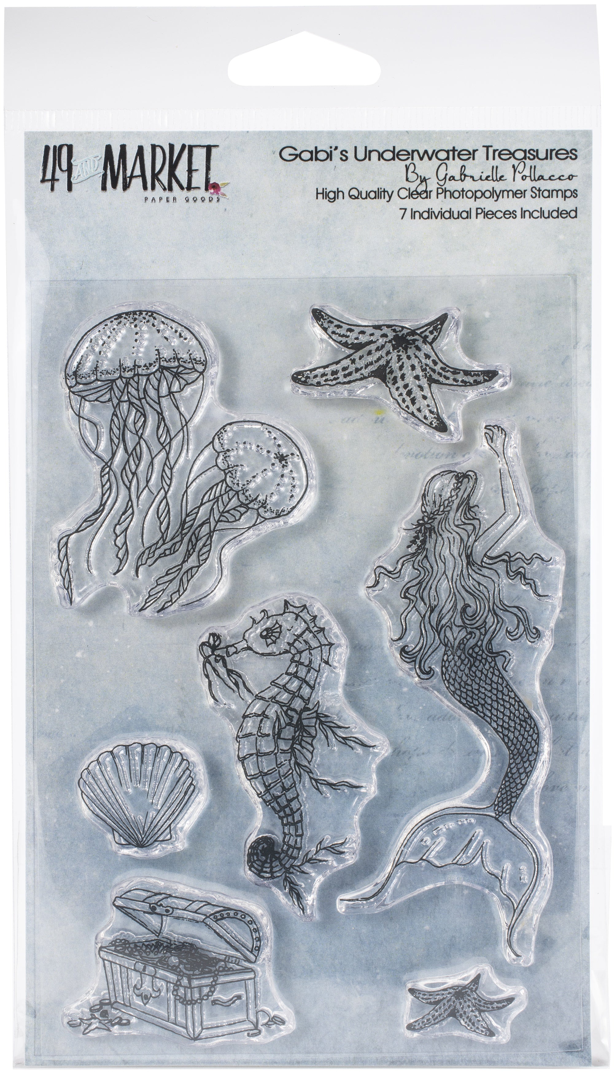 49 And Market Clear Stamps 4"X6" - Gabi's Underwater Adventures
