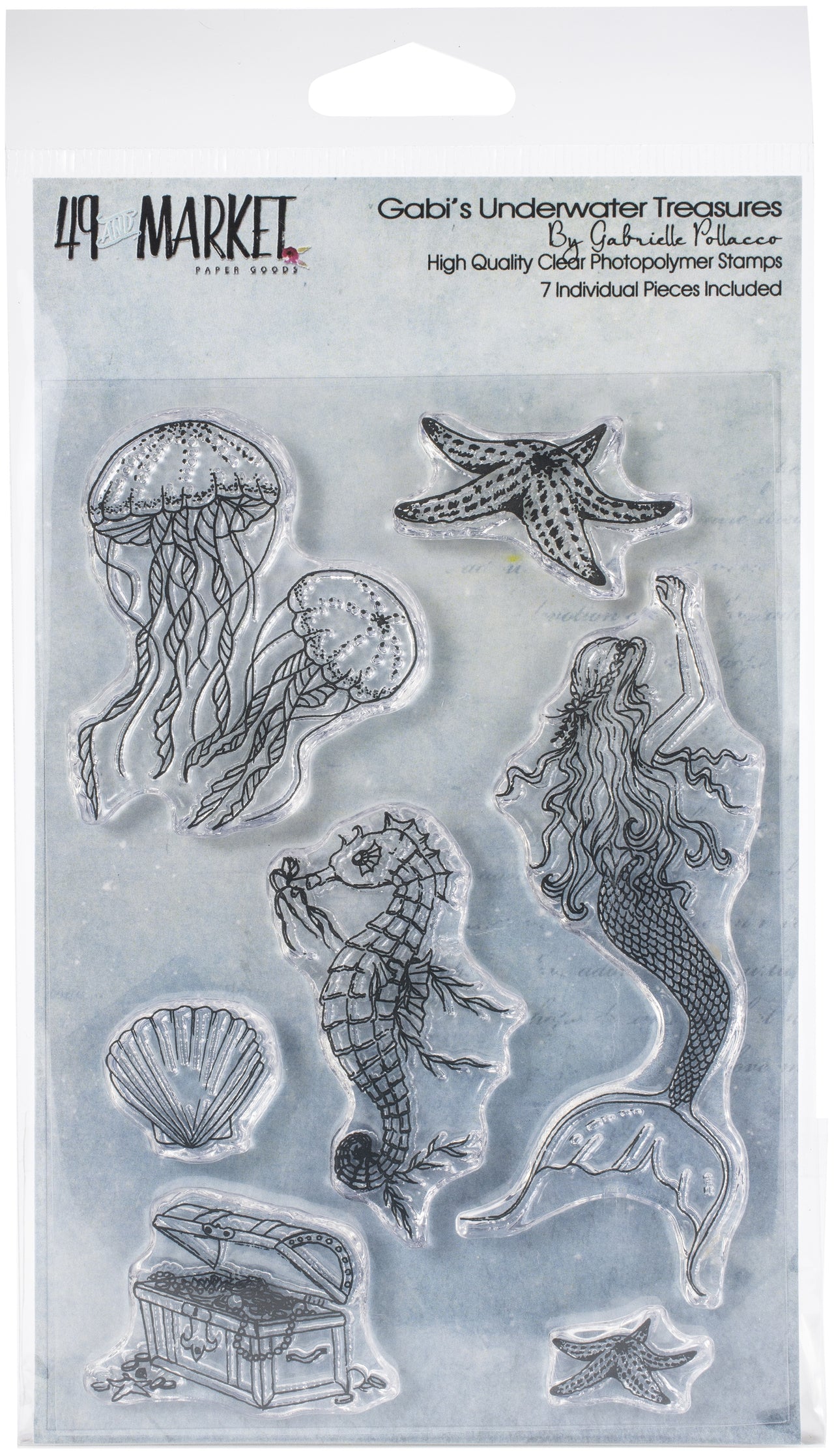 49 And Market Clear Stamps 4"X6" - Gabi's Underwater Adventures