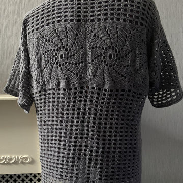 Oversized Spiral Mesh T-Shirt