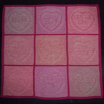 Love Hearts Illusion Blanket and Cushion