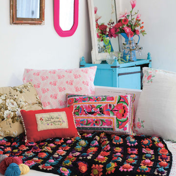 "Flamenco Blanket" - Blanket Crochet Pattern For Home in Debbie Bliss Cashmerino Aran - DBS060