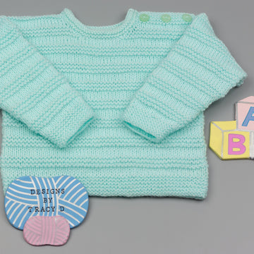 Robyn Baby jumper knitting pattern