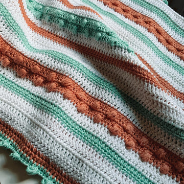 The Candy Clouds Baby Blanket