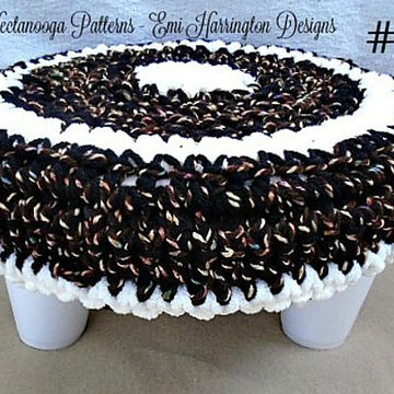 965- Footstool cover