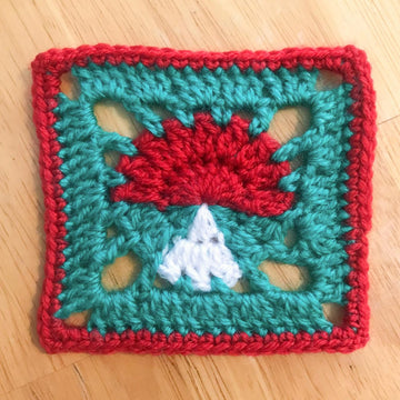 Toadstool Granny Square