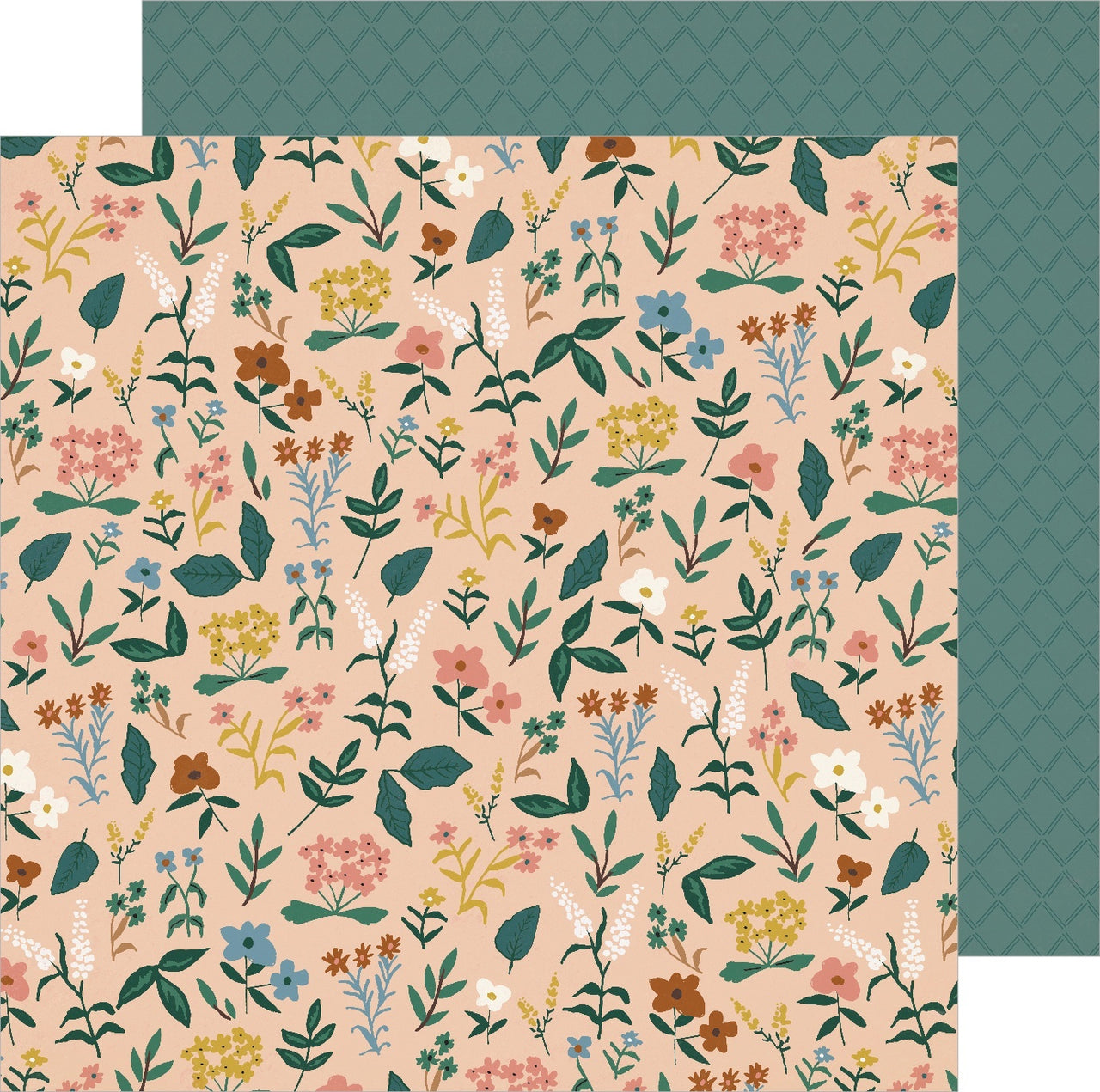 American Crafts Magical Forest Double-Sided Cardstock 12"X12" 25/Pkg - Meadow