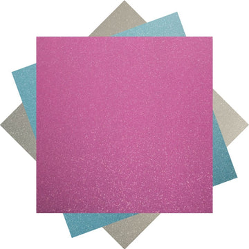 Cricut Shimmer Vinyl Sampler 12"X24" 3/Pkg - Cotton Candy