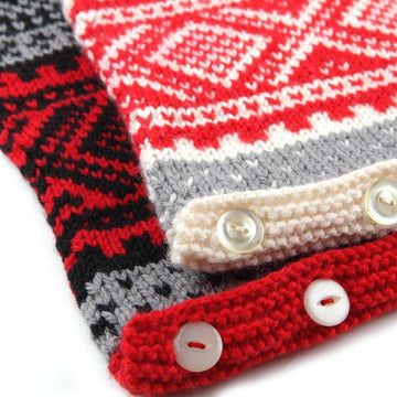 Nordic ski sweater hot water bottle cover in Cascade 220